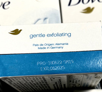 Dove 6 шт х 135 гр / Крем-мыло Дав Нежное отшелушивание (Exfoliacion suave) твердое увлажняющее, набор 6шт по 135г #61, Ирина