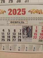 Календарь 2025 настенный квартальный, 300х790 мм. #52, Наталья И.