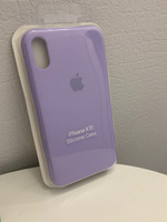 Силиконовый чехол на Айфон XR с логотипом / Silicone case iPhone XR #77, Юлия К.