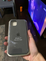 Силиконовый чехол на Айфон 11 с логотипом / Silicone Case iPhone 11 #49, Олеся К.