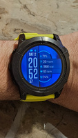 Сменный ремешок Garmin QuickFit 26мм Amp Yellow/Graphite Silicone дизайн Fenix 8 (010-13393-08) #7, Александр К.