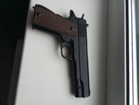 Пневматический пистолет Colt 1911С. Airsoft Gun C.8 металлический страйкбольный, пневматическое оружие #15, Андрей С.