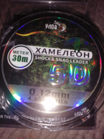 Леска зимняя 30м "ХАМЕЛЕОН" 5D (1 шт), 0.12 мм, 4.8 кг #19, Наталия К.