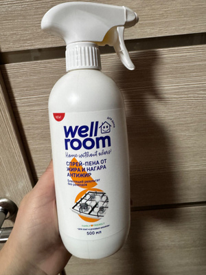 Спрей-пена средство от жира и нагара на кухне, Антижир для мытья плиты ...