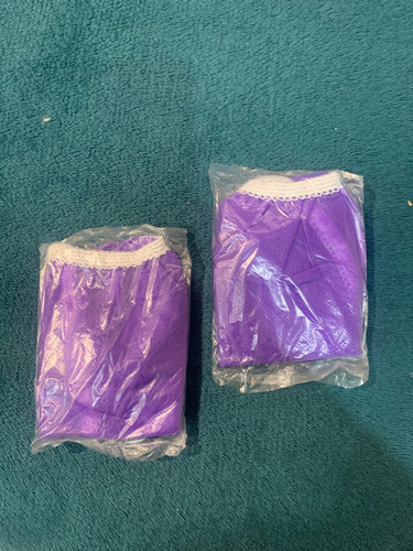 Трусы бикини одноразовые женские фиолетовые, набор 100 штук, размер 44 ...