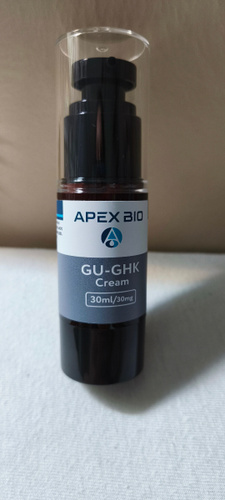 9 отзыв на Пептид-крем CU-GHK Трипептид меди (Copper Tripeptide) Apex Bio,  30 мг, для омоложения, кожи и антиоксидантной защиты от покупателей OZON