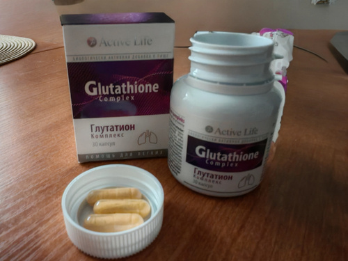 glutathione отзывы 75 отзыв на БАД для печени и антиоксидантной защиты с глутатионом, куркумой  и цинком, легких TianDe, 30 капсул от покупателей OZON