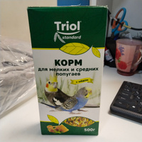 Корм Тriol Standard для мелких и средних попугаев с мёдом, 500г #1, Татьяна Н.