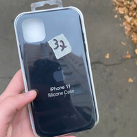 Силиконовый чехол на Айфон 11 с логотипом / Silicone Case iPhone 11  #45, Владимир О.