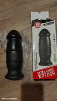 Анальная пробка ребристая Extra Large Butt Plug, ПВХ, 25 см #5, Дмитрий Б.