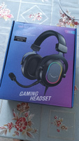 Игровая гарнитура Fifine H6 Gaming Headsets c RGB подсветкой (Black), Полноразмерные игровые наушники, Гарнитура для PC, MAC, PS #40, Ольга Л.