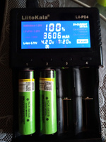 Аккумулятор 18650 высокотоковый 3400 mAh LiitoKala, Li-ion, 3.7V / для электронных сигарет, шуруповертов и электроинструмента 4 шт #22, Вадим Ч.