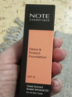 NOTE DETOX AND PROTECT FOUNDATION 128 Тональная основа для лица защитная с детокс-эффектом 128 30 мл SPF15 #5, Рита Г.