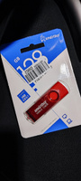 Флешка USB 3.0 Smartbuy 128GB Twist, красный #23, Лина П.