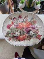 Салфетка гобеленовая Тыквенный этюд 40х50 см #88, Людмила К.