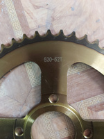 clover_tane　NEXT CORE51B 　中古 Звезда ведомая CG 520-50 зуб (d-58, 4 болта, между отверстиями 63