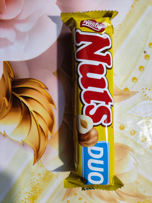 Nuts®. DUO. Конфета с фундуком. Шоколадный батончик с фундуком 66г ...