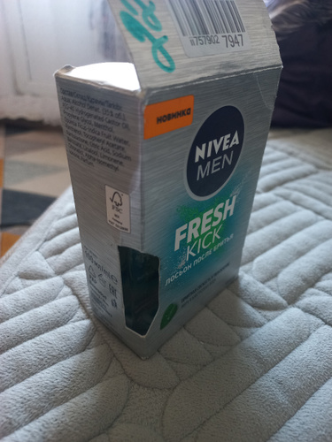 Лосьон после бритья NIVEA MEN Fresh Kick приятная свежесть с мятой, 100 ...