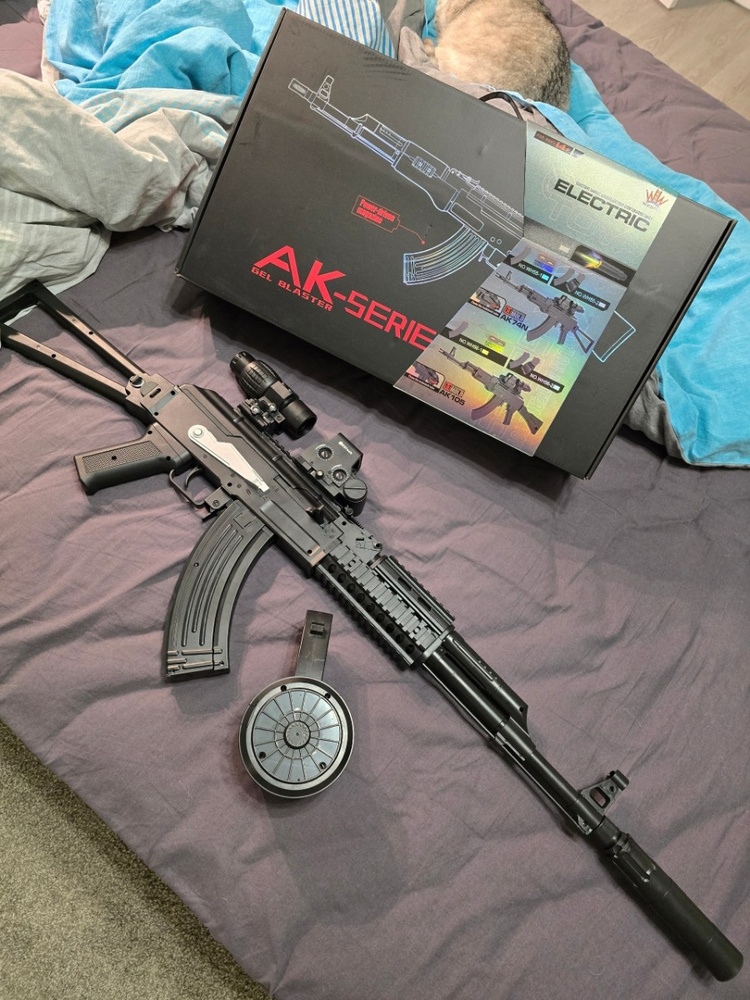 Детский автомат Калашникова АК-74 на орбизах, игрушечное орбибольное ...