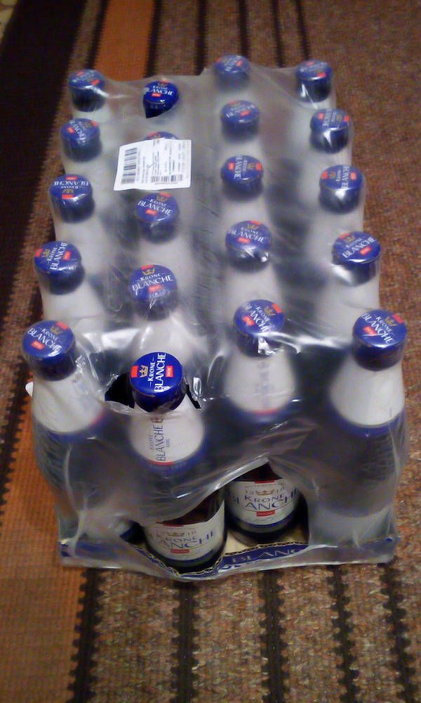 Пивной напиток Krone Blanche Biere Alcohol Free безалкогольный, 20 шт ...