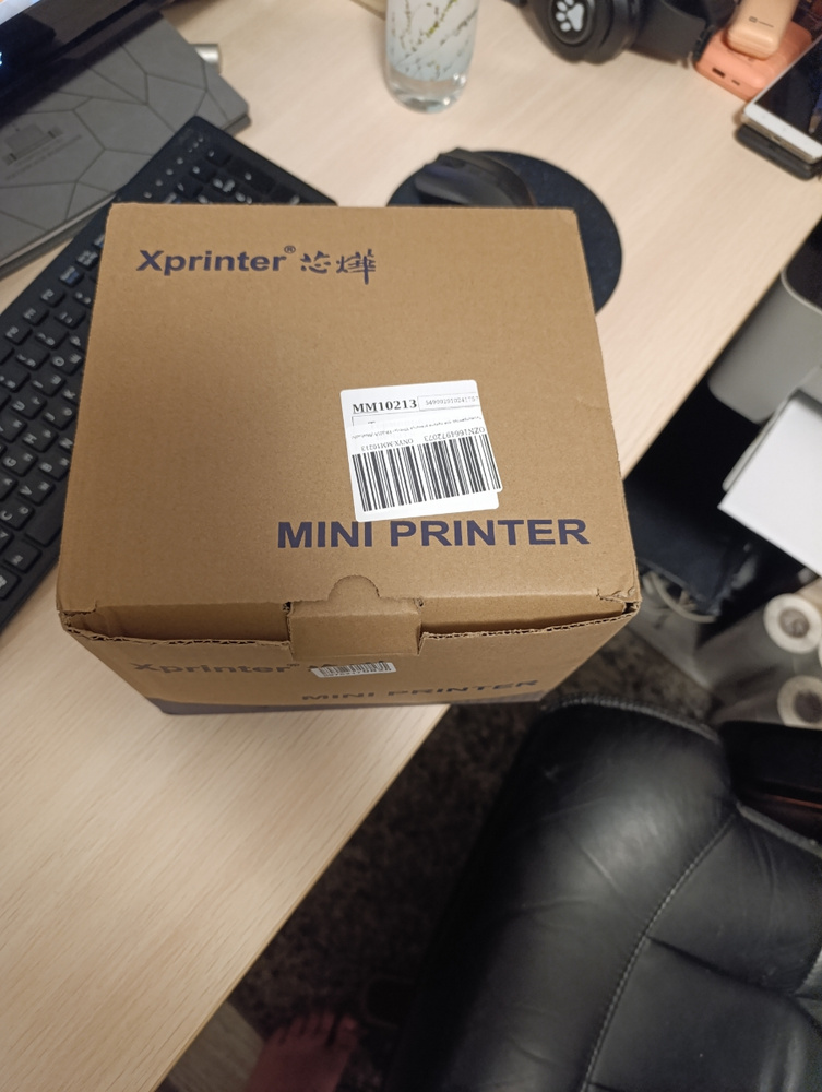 Термопринтер для печати этикеток XPrinter XP-365B (Bluetooth) + Чековая ...