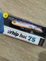 Whip Hot 75 мм, вес: 18 гр - тихий тонущий VIB виб, вайб для зимней рыбалки, раттлин на судака, для ловли со льда форели, щуки, окуня, подходит для летней рыбаки #9, Евгений