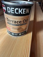 Масло для дерева, DECKEN, Terrace Oil, для террас и садовой мебели 0,75 л., венге #26, Елена Т.