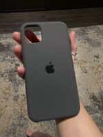 Силиконовый чехол на Айфон 11 с логотипом / Silicone Case iPhone 11 #48, Олеся К.