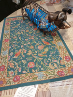 Салфетки Гобеленовые Древо жизни бирюзовый 32х45 см 2 шт #116, света