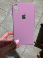 Силиконовый чехол на Айфон XR с логотипом / Silicone case iPhone XR #75, Анастасия М.