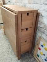 IKEA Стол-книжка МЫРПОМ Стол складной 26/87/148x80 Раскладной, 148х80х74 см #23, Наталия 