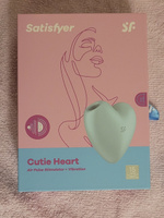 Вибратор Satisfyer Cutie Heart вакуумный клиторальный стимулятор с вибрацией Сатисфаер вакумный женский #7, Ксения Т.