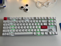 Keychron Игровая клавиатура беспроводная K8 Pro K8P-P1, (Gateron G Pro Red), Русская раскладка, белый #5, Денис С.