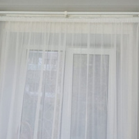 LUX CURTAIN Тюль высота 240 см, ширина 400 см, крепление - Лента, БЕЛЫЙ #66, Надежда Д.