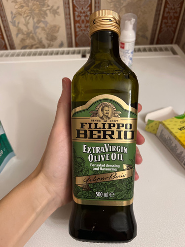 Масло оливковое Filippo Berio Extra Virgin, нерафинированное, 500 мл ...