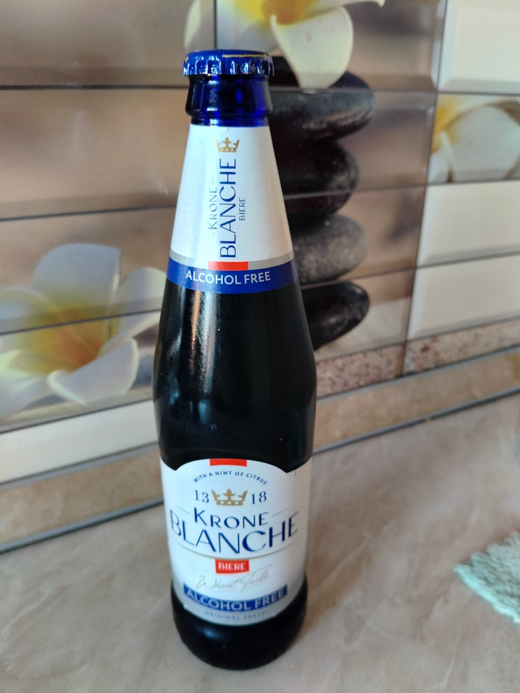 Пивной напиток Krone Blanche Biere Alcohol Free безалкогольный, 20 шт ...