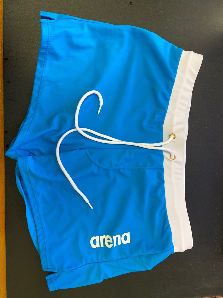 Плавки Мужской Arena Полиамид, Эластан перламутровый голубой, белый ...