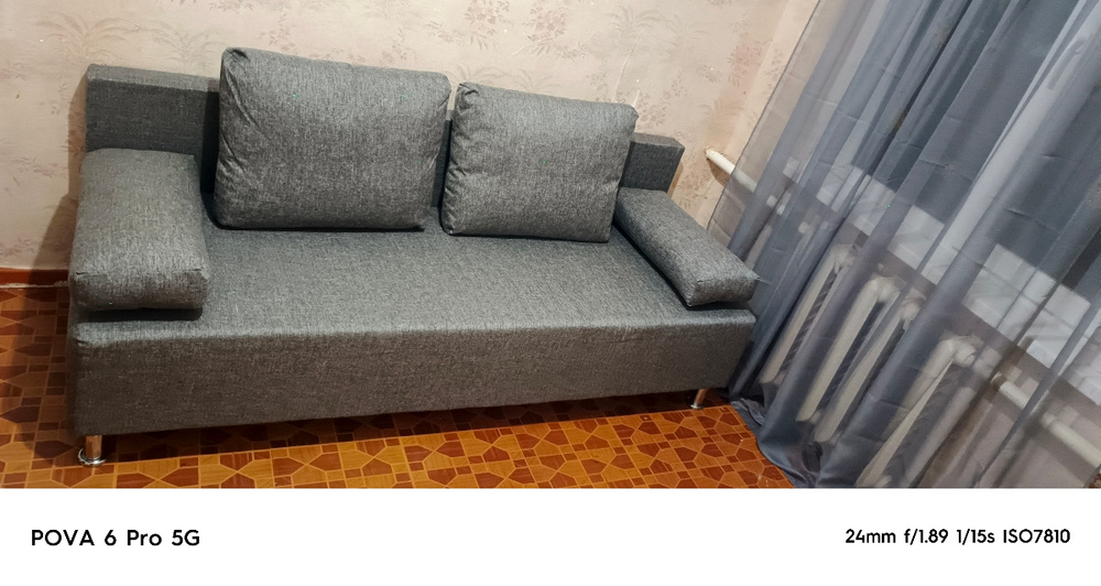 Диван-кровать Морис_Кофейный_195, механизм Еврокнижка, 195х77х75 см ...