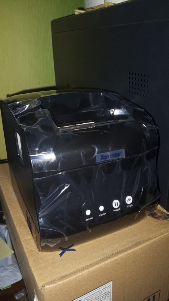 Термопринтер для печати этикеток XPrinter XP-365B (Bluetooth) + Чековая ...