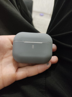 Ультратонкий силиконовый кейс KRISTANAM для наушников Apple AirPods Pro 2 (2nd generation) / чехол на аирподс про 2 / чехол airpods pro 2 слитный, серый #101, Maksim L.