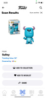 Фигурка Funko Pop! Monsters Inc.: Sulley (Фанко Поп Салли из мультика Корпорация монстров) #17, i'm bur.