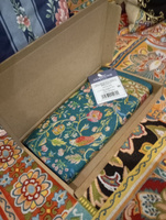 Салфетки Гобеленовые Древо жизни бирюзовый 32х45 см 2 шт #113, света