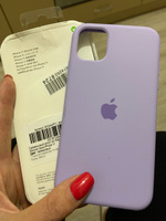 Силиконовый чехол на Айфон 11 с логотипом / Silicone Case iPhone 11  #44, Виктория П.