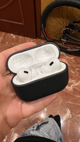 Чехол для AirPods Pro 2 / Защитный чехол с дизайном под кожу HardShell для Аирподс Про 2, Цвет Черный #25, Svetozar