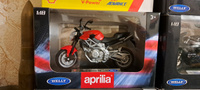 Мотоцикл WELLY 1:18 Aprilia Shiver 750 красный #20, Олег М.