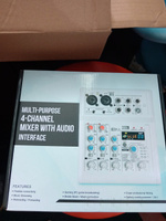 Микшерный пульт FREEBOSS AG-AS04A 4-канальный Bluetooth/ USB