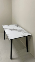 Marinium Стол обеденный A002 Marble Grey Матовый Нераскладной, 120х70х75 см #16, Максим М.