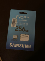 Карта памяти Samsung Micro sd Class 10 Evo Plus 256 гб + SD адаптер #27, Екатерина Ш.