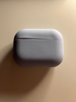 Ультратонкий силиконовый кейс KRISTANAM для наушников Apple AirPods Pro 2 (2nd generation) / чехол на аирподс про 2 / чехол airpods pro 2, небесно-голубой #63, Мария Ф.