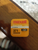 Батарейка для часов Maxell 371 (SR920SW) 1 шт. Срок годности -12.2027г #28, Сергей З.